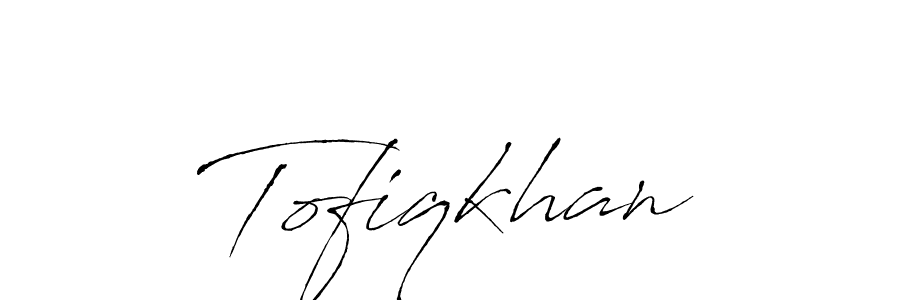 How to Draw Tofiqkhan signature style? Antro_Vectra is a latest design signature styles for name Tofiqkhan. Tofiqkhan signature style 6 images and pictures png