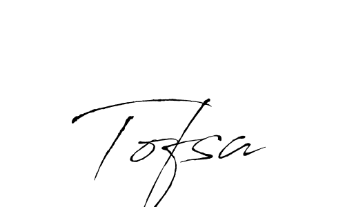 Create a beautiful signature design for name Tofsa. With this signature (Antro_Vectra) fonts, you can make a handwritten signature for free. Tofsa signature style 6 images and pictures png