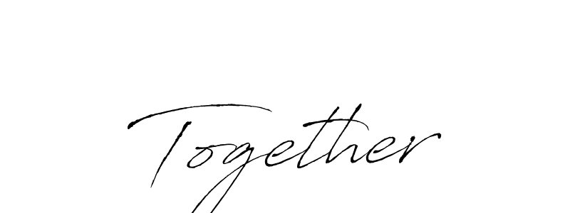 Together stylish signature style. Best Handwritten Sign (Antro_Vectra) for my name. Handwritten Signature Collection Ideas for my name Together. Together signature style 6 images and pictures png