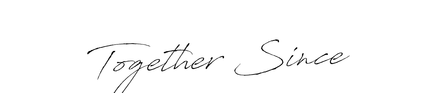 This is the best signature style for the Together Since name. Also you like these signature font (Antro_Vectra). Mix name signature. Together Since signature style 6 images and pictures png