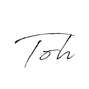 Make a beautiful signature design for name Toh. Use this online signature maker to create a handwritten signature for free. Toh signature style 6 images and pictures png