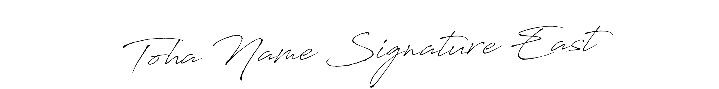 You can use this online signature creator to create a handwritten signature for the name Toha Name Signature East. This is the best online autograph maker. Toha Name Signature East signature style 6 images and pictures png