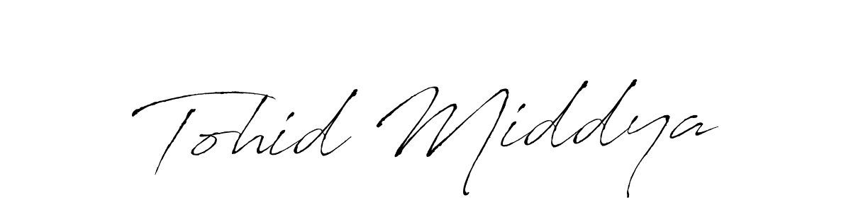 if you are searching for the best signature style for your name Tohid Middya. so please give up your signature search. here we have designed multiple signature styles  using Antro_Vectra. Tohid Middya signature style 6 images and pictures png