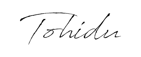 Once you've used our free online signature maker to create your best signature Antro_Vectra style, it's time to enjoy signing your documents with Tohidu name. Tohidu signature style 6 images and pictures png