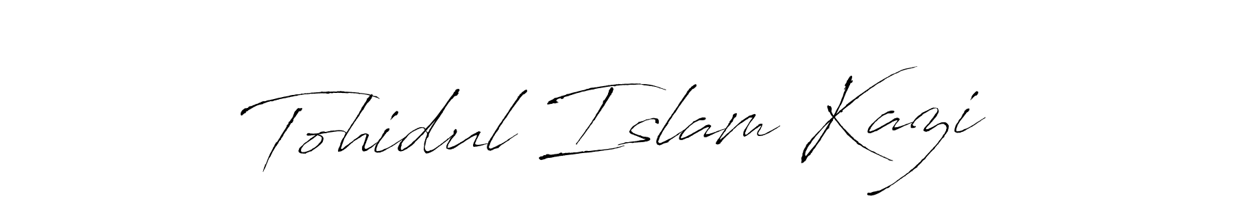 Design your own signature with our free online signature maker. With this signature software, you can create a handwritten (Antro_Vectra) signature for name Tohidul Islam Kazi. Tohidul Islam Kazi signature style 6 images and pictures png