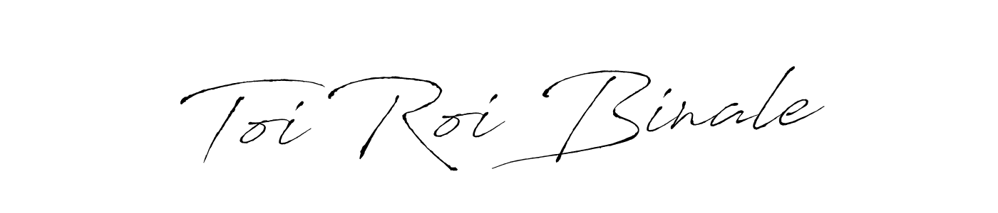 Also You can easily find your signature by using the search form. We will create Toi Roi Binale name handwritten signature images for you free of cost using Antro_Vectra sign style. Toi Roi Binale signature style 6 images and pictures png