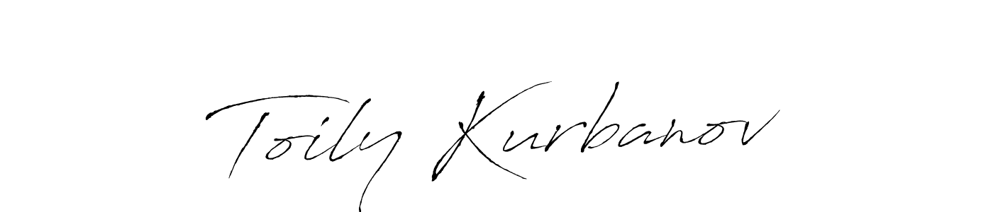 Also we have Toily Kurbanov name is the best signature style. Create professional handwritten signature collection using Antro_Vectra autograph style. Toily Kurbanov signature style 6 images and pictures png