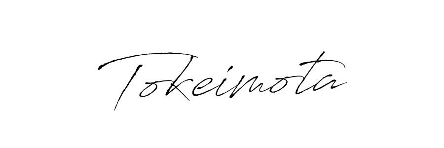 Also we have Tokeimota name is the best signature style. Create professional handwritten signature collection using Antro_Vectra autograph style. Tokeimota signature style 6 images and pictures png