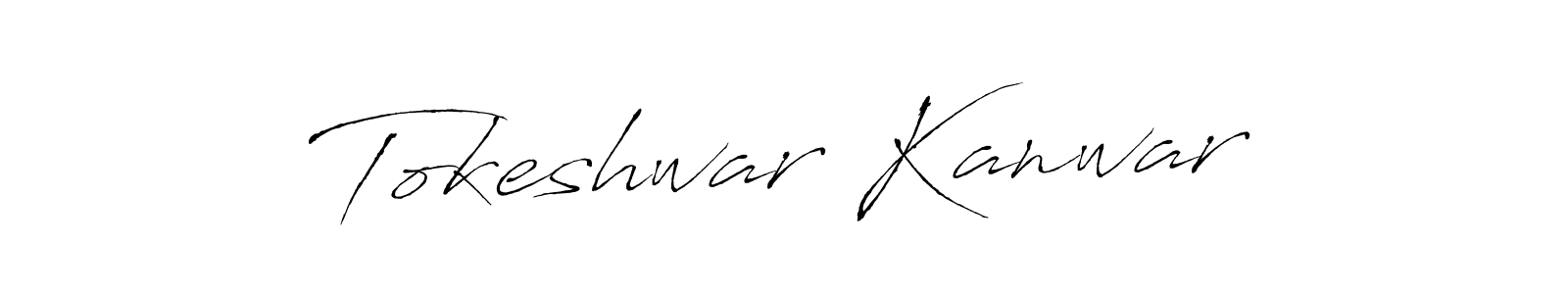 Tokeshwar Kanwar stylish signature style. Best Handwritten Sign (Antro_Vectra) for my name. Handwritten Signature Collection Ideas for my name Tokeshwar Kanwar. Tokeshwar Kanwar signature style 6 images and pictures png