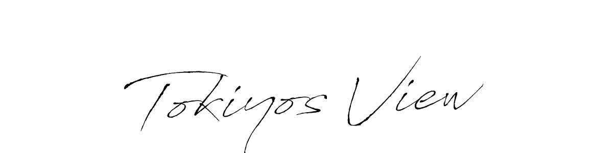 The best way (Antro_Vectra) to make a short signature is to pick only two or three words in your name. The name Tokiyos View include a total of six letters. For converting this name. Tokiyos View signature style 6 images and pictures png