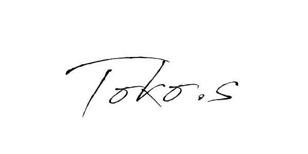 Similarly Antro_Vectra is the best handwritten signature design. Signature creator online .You can use it as an online autograph creator for name Toko.s. Toko.s signature style 6 images and pictures png
