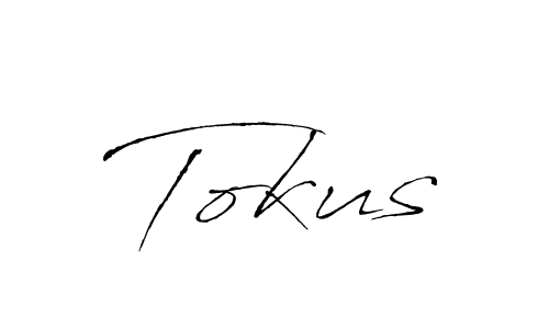 Design your own signature with our free online signature maker. With this signature software, you can create a handwritten (Antro_Vectra) signature for name Tokus. Tokus signature style 6 images and pictures png