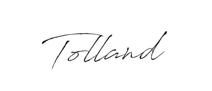 Make a beautiful signature design for name Tolland. Use this online signature maker to create a handwritten signature for free. Tolland signature style 6 images and pictures png