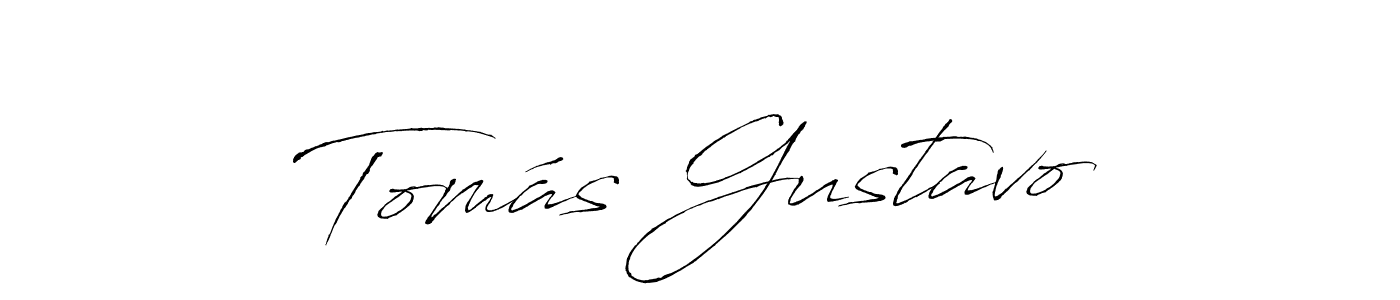 The best way (Antro_Vectra) to make a short signature is to pick only two or three words in your name. The name Tomás Gustavo include a total of six letters. For converting this name. Tomás Gustavo signature style 6 images and pictures png