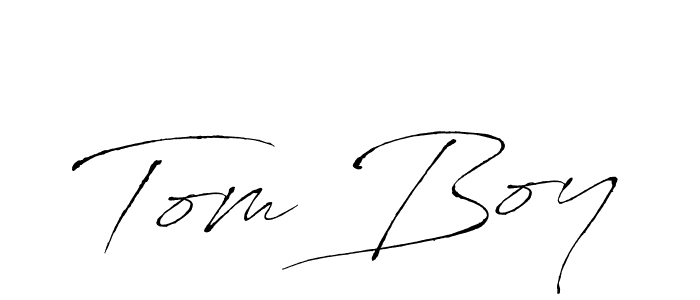 Make a beautiful signature design for name Tom Boy. With this signature (Antro_Vectra) style, you can create a handwritten signature for free. Tom Boy signature style 6 images and pictures png