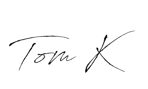 Make a beautiful signature design for name Tom K. Use this online signature maker to create a handwritten signature for free. Tom K signature style 6 images and pictures png