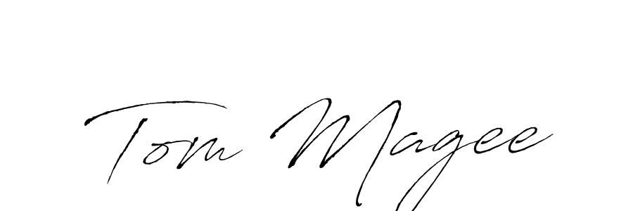 Create a beautiful signature design for name Tom Magee. With this signature (Antro_Vectra) fonts, you can make a handwritten signature for free. Tom Magee signature style 6 images and pictures png