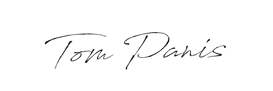 How to make Tom Panis name signature. Use Antro_Vectra style for creating short signs online. This is the latest handwritten sign. Tom Panis signature style 6 images and pictures png