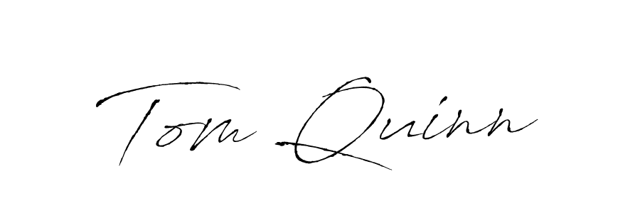 Tom Quinn stylish signature style. Best Handwritten Sign (Antro_Vectra) for my name. Handwritten Signature Collection Ideas for my name Tom Quinn. Tom Quinn signature style 6 images and pictures png