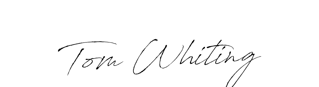 Also we have Tom Whiting name is the best signature style. Create professional handwritten signature collection using Antro_Vectra autograph style. Tom Whiting signature style 6 images and pictures png