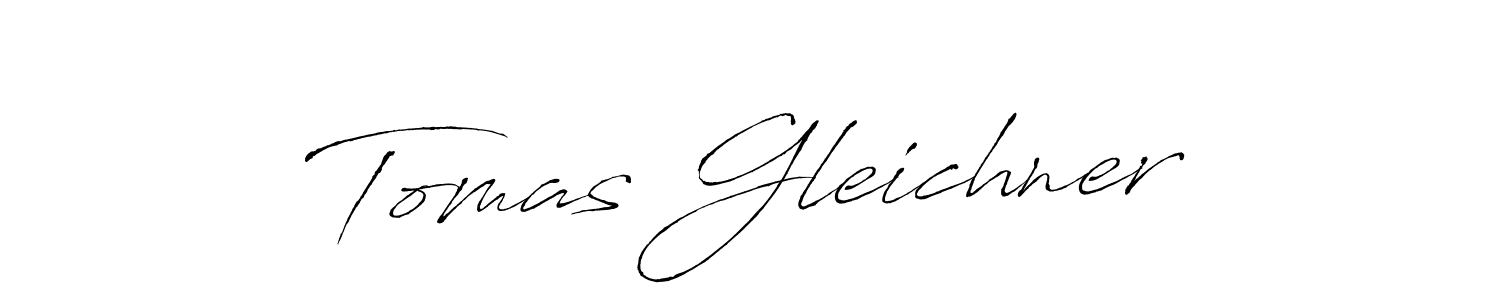 Make a beautiful signature design for name Tomas Gleichner. With this signature (Antro_Vectra) style, you can create a handwritten signature for free. Tomas Gleichner signature style 6 images and pictures png