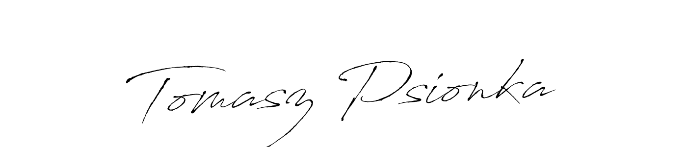 Design your own signature with our free online signature maker. With this signature software, you can create a handwritten (Antro_Vectra) signature for name Tomasz Psionka. Tomasz Psionka signature style 6 images and pictures png