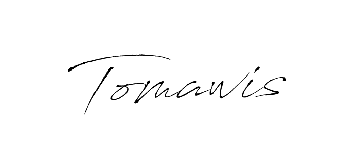Design your own signature with our free online signature maker. With this signature software, you can create a handwritten (Antro_Vectra) signature for name Tomawis. Tomawis signature style 6 images and pictures png