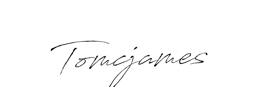 Make a beautiful signature design for name Tomcjames. With this signature (Antro_Vectra) style, you can create a handwritten signature for free. Tomcjames signature style 6 images and pictures png