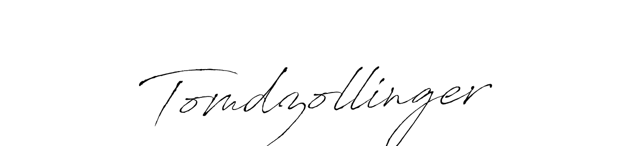 How to make Tomdzollinger signature? Antro_Vectra is a professional autograph style. Create handwritten signature for Tomdzollinger name. Tomdzollinger signature style 6 images and pictures png