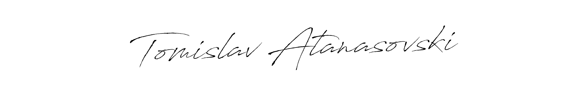 How to make Tomislav Atanasovski name signature. Use Antro_Vectra style for creating short signs online. This is the latest handwritten sign. Tomislav Atanasovski signature style 6 images and pictures png