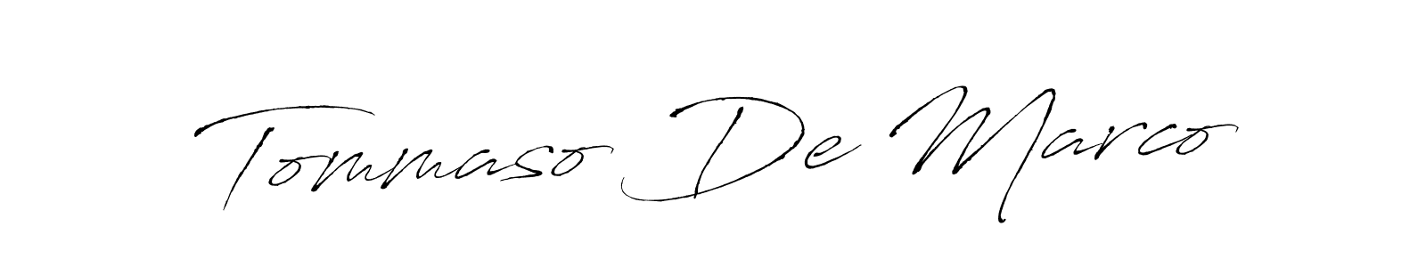 if you are searching for the best signature style for your name Tommaso De Marco. so please give up your signature search. here we have designed multiple signature styles  using Antro_Vectra. Tommaso De Marco signature style 6 images and pictures png