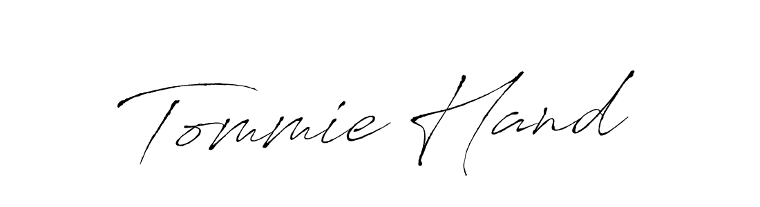 Similarly Antro_Vectra is the best handwritten signature design. Signature creator online .You can use it as an online autograph creator for name Tommie Hand. Tommie Hand signature style 6 images and pictures png