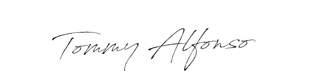 Also You can easily find your signature by using the search form. We will create Tommy Alfonso name handwritten signature images for you free of cost using Antro_Vectra sign style. Tommy Alfonso signature style 6 images and pictures png
