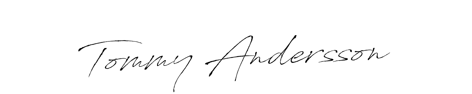 You should practise on your own different ways (Antro_Vectra) to write your name (Tommy Andersson) in signature. don't let someone else do it for you. Tommy Andersson signature style 6 images and pictures png