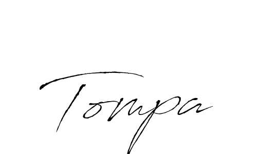 How to make Tompa name signature. Use Antro_Vectra style for creating short signs online. This is the latest handwritten sign. Tompa signature style 6 images and pictures png