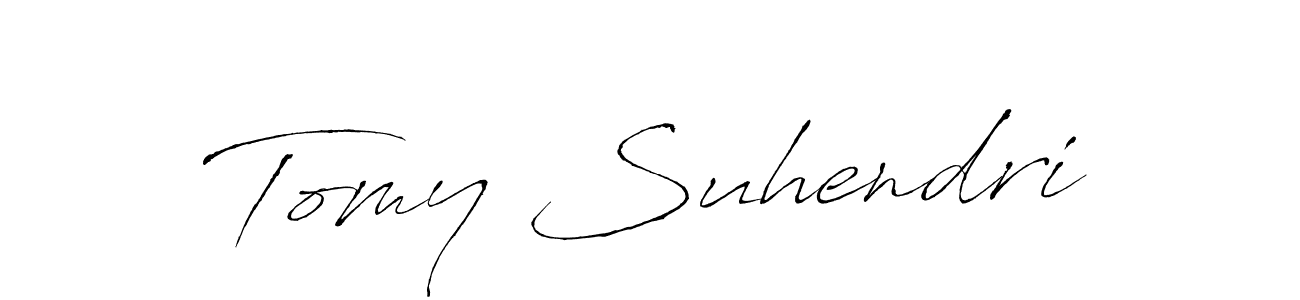 This is the best signature style for the Tomy Suhendri name. Also you like these signature font (Antro_Vectra). Mix name signature. Tomy Suhendri signature style 6 images and pictures png