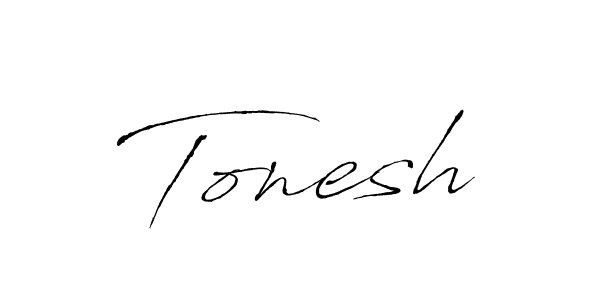 How to make Tonesh name signature. Use Antro_Vectra style for creating short signs online. This is the latest handwritten sign. Tonesh signature style 6 images and pictures png