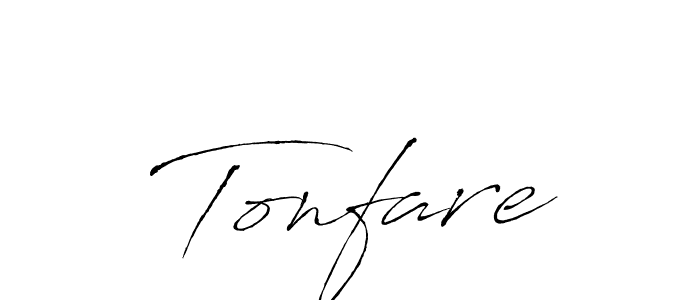 Tonfare stylish signature style. Best Handwritten Sign (Antro_Vectra) for my name. Handwritten Signature Collection Ideas for my name Tonfare. Tonfare signature style 6 images and pictures png