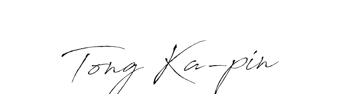 Tong Ka-pin stylish signature style. Best Handwritten Sign (Antro_Vectra) for my name. Handwritten Signature Collection Ideas for my name Tong Ka-pin. Tong Ka-pin signature style 6 images and pictures png