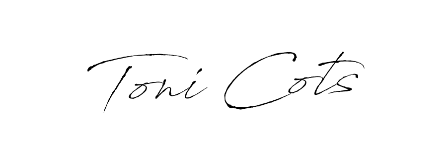 You can use this online signature creator to create a handwritten signature for the name Toni Cots. This is the best online autograph maker. Toni Cots signature style 6 images and pictures png