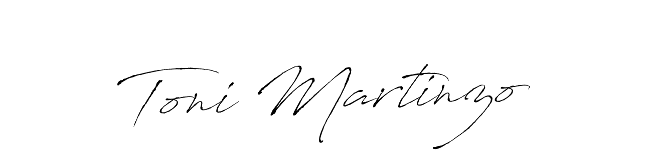 Make a beautiful signature design for name Toni Martinzo. With this signature (Antro_Vectra) style, you can create a handwritten signature for free. Toni Martinzo signature style 6 images and pictures png