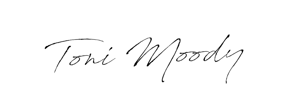 Similarly Antro_Vectra is the best handwritten signature design. Signature creator online .You can use it as an online autograph creator for name Toni Moody. Toni Moody signature style 6 images and pictures png