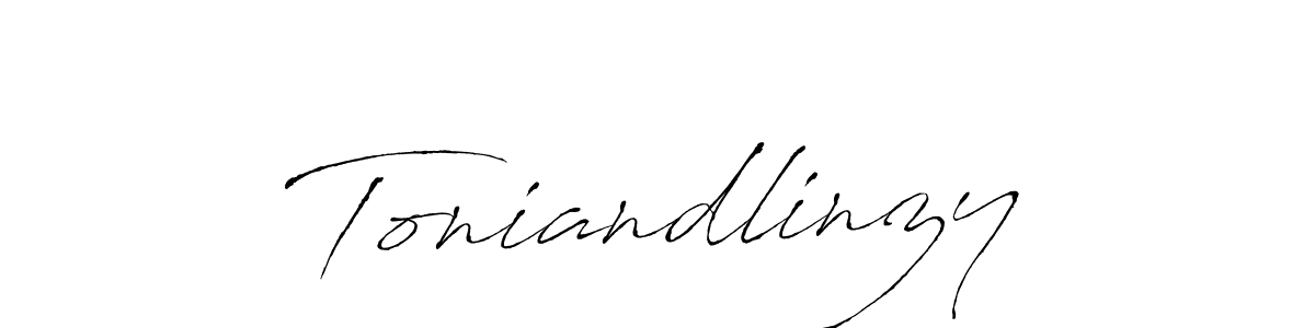 This is the best signature style for the Toniandlinzy name. Also you like these signature font (Antro_Vectra). Mix name signature. Toniandlinzy signature style 6 images and pictures png