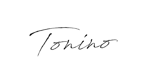 Tonino stylish signature style. Best Handwritten Sign (Antro_Vectra) for my name. Handwritten Signature Collection Ideas for my name Tonino. Tonino signature style 6 images and pictures png