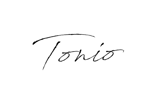 You should practise on your own different ways (Antro_Vectra) to write your name (Tonio) in signature. don't let someone else do it for you. Tonio signature style 6 images and pictures png