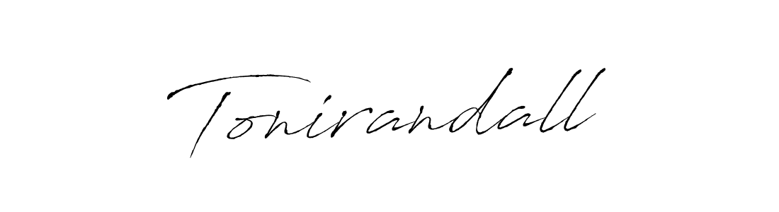 How to make Tonirandall name signature. Use Antro_Vectra style for creating short signs online. This is the latest handwritten sign. Tonirandall signature style 6 images and pictures png