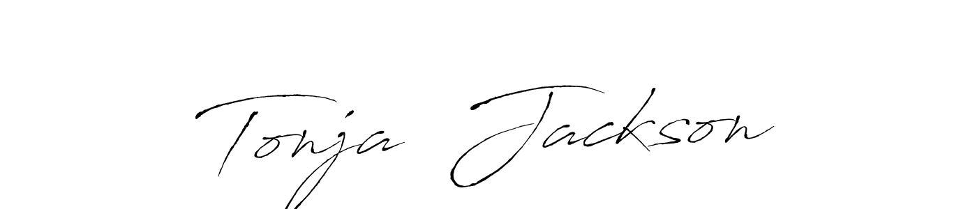 Design your own signature with our free online signature maker. With this signature software, you can create a handwritten (Antro_Vectra) signature for name Tonja  Jackson. Tonja  Jackson signature style 6 images and pictures png