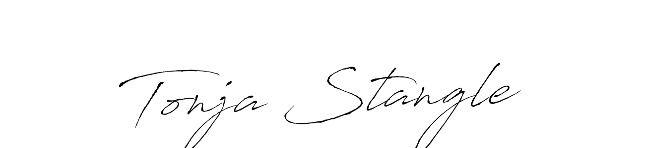 Once you've used our free online signature maker to create your best signature Antro_Vectra style, it's time to enjoy all of the benefits that Tonja Stangle name signing documents. Tonja Stangle signature style 6 images and pictures png