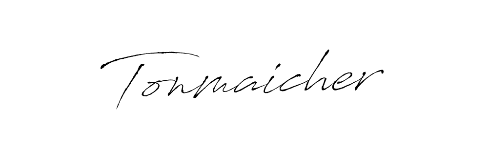 Make a beautiful signature design for name Tonmaicher. With this signature (Antro_Vectra) style, you can create a handwritten signature for free. Tonmaicher signature style 6 images and pictures png