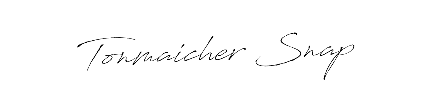 Also we have Tonmaicher Snap name is the best signature style. Create professional handwritten signature collection using Antro_Vectra autograph style. Tonmaicher Snap signature style 6 images and pictures png